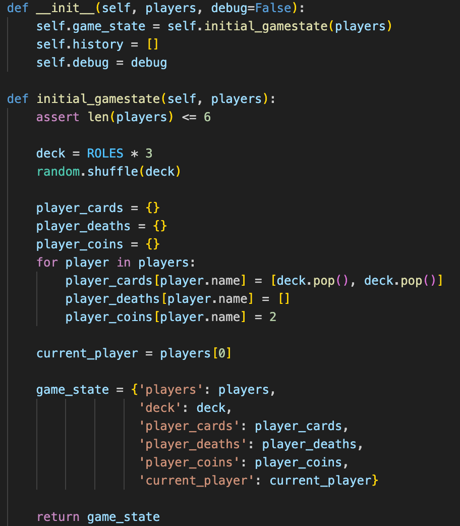 Learning to play Coup with DQN