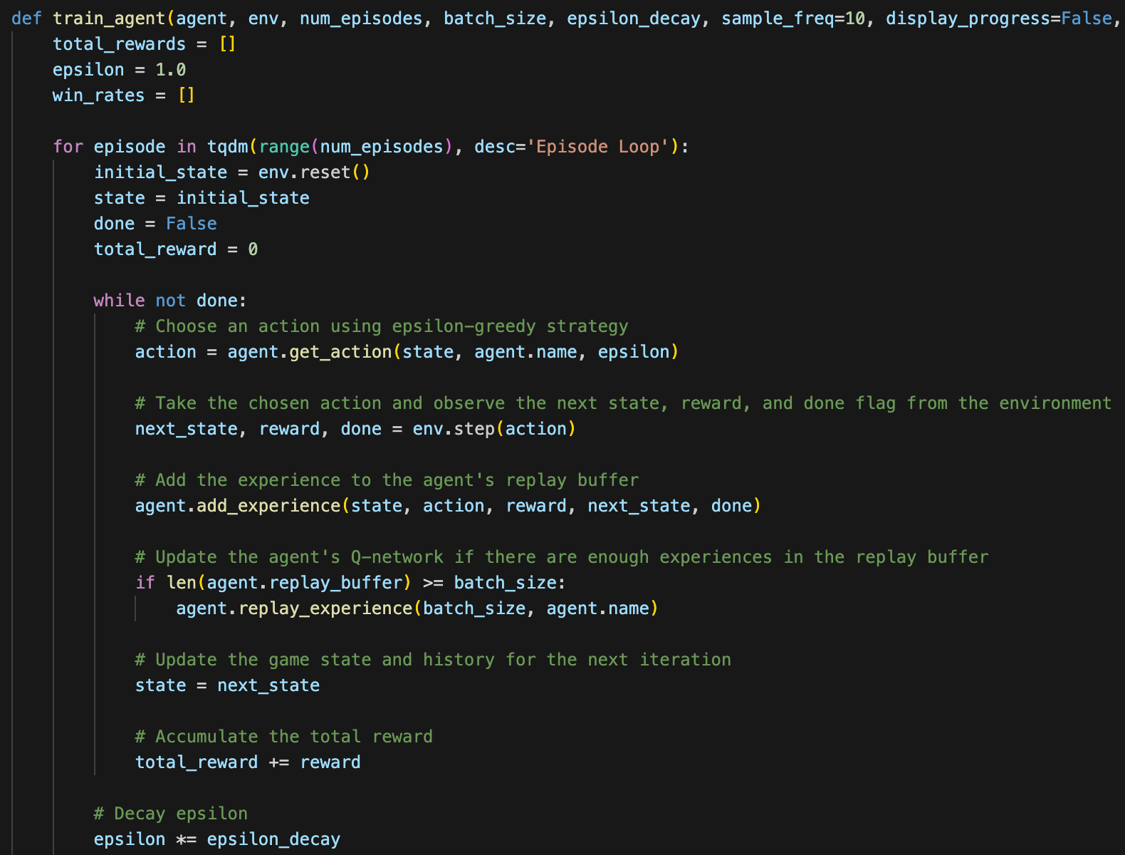 Learning to play Coup with DQN